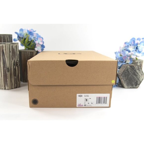 UGG Fluff Oh Yea Lilac Purple Sheepskin Fur Slippers Slides Sandals NIB - Picture 10 of 11